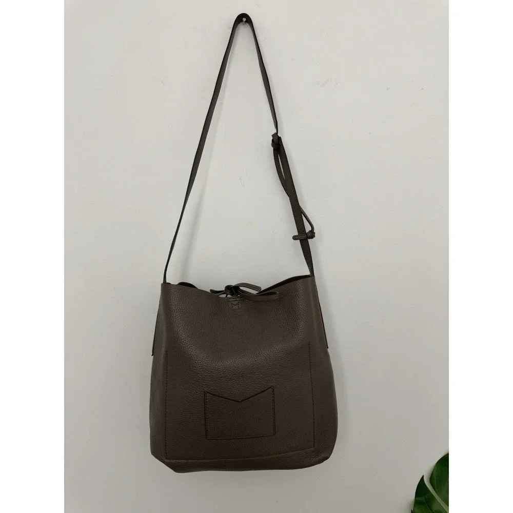 Michael Kors Junie Large‎ Pebbled Leather Messenger Bag